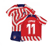 Atletico Madrid Thomas Lemar #11 Hjemmebanesæt Børn 2022-23 Kortærmet (+ Korte bukser)